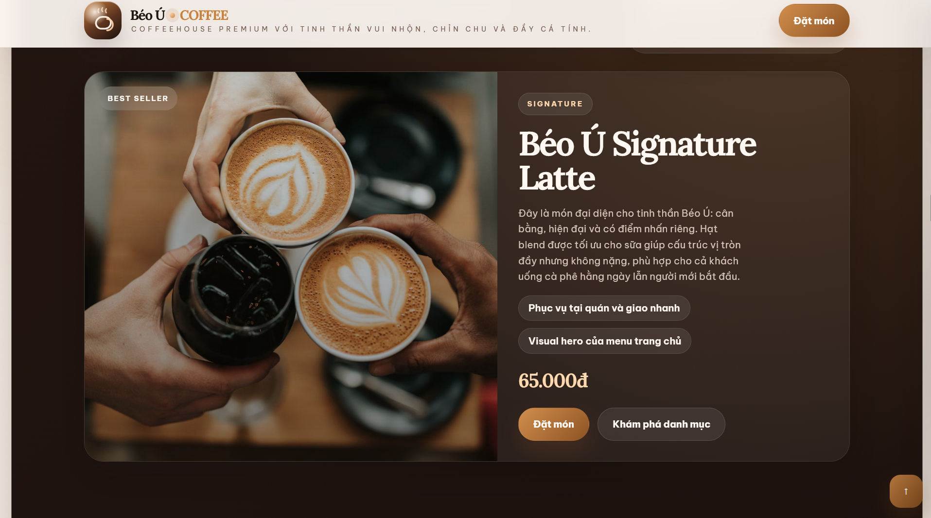 Béo Ú Coffee Playful Premium