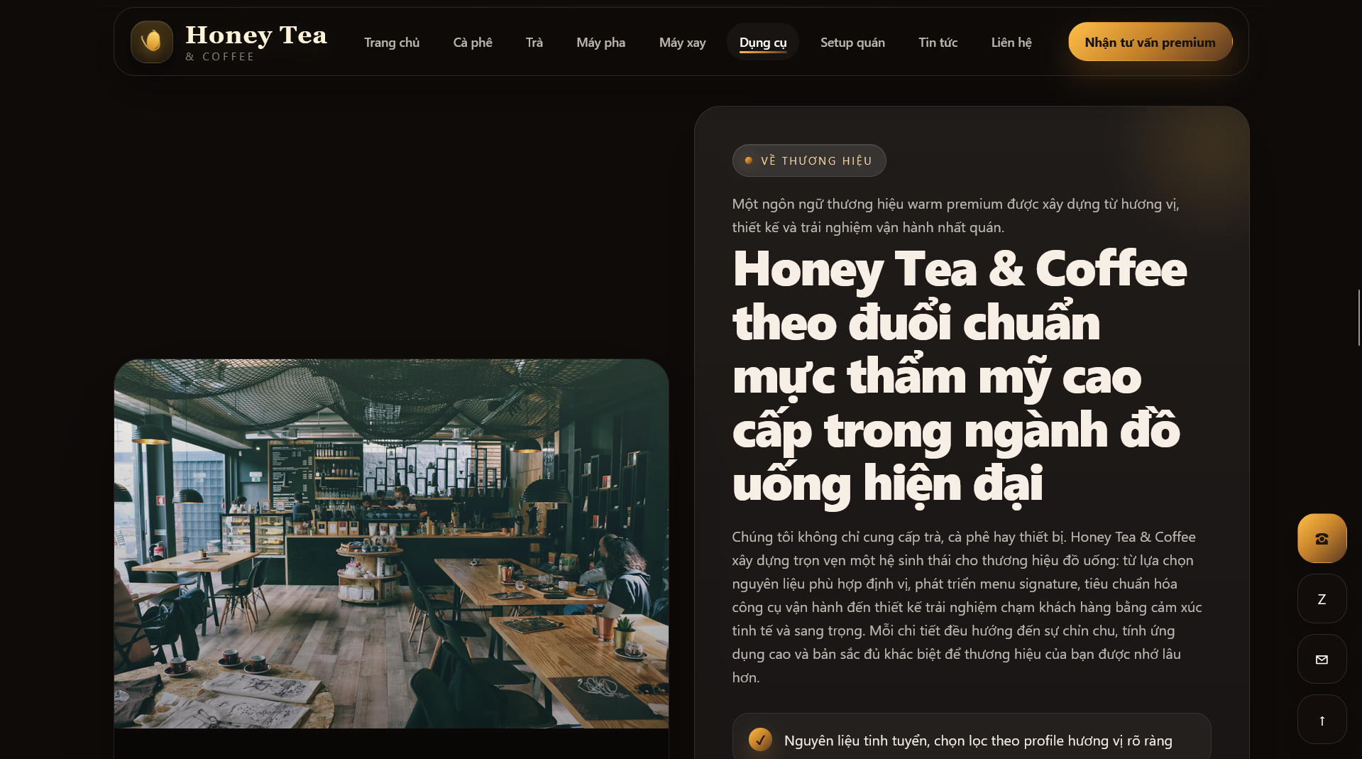 Honey Tea & Coffee Premium Setup
