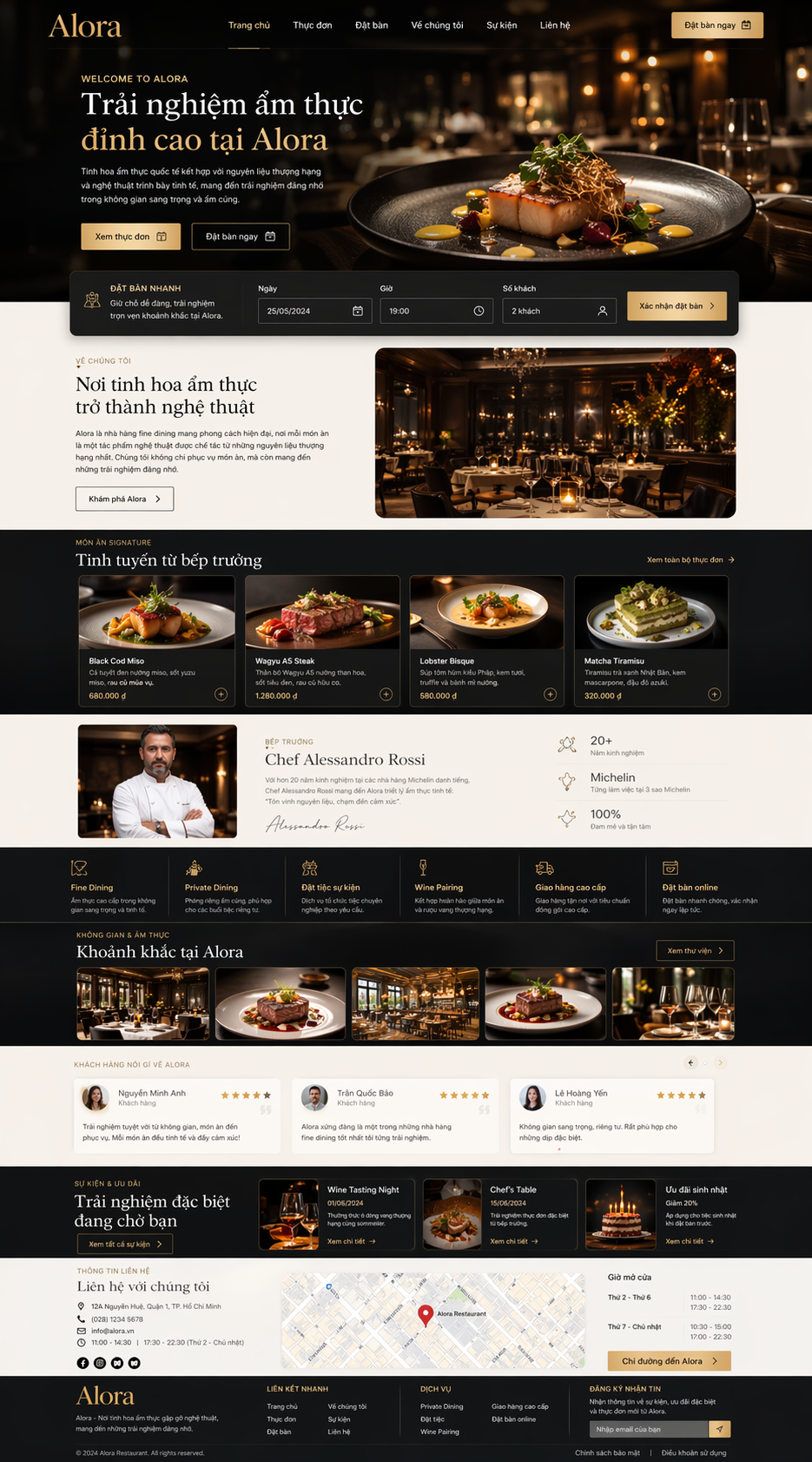 Nhà Hàng Cao Cấp V1