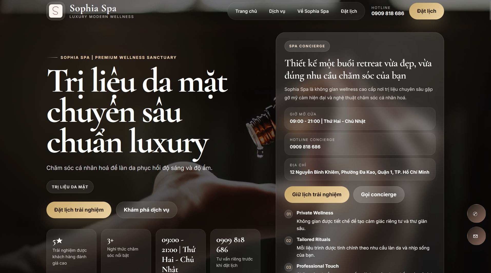 Sophia Spa Luxury Modern Wellness