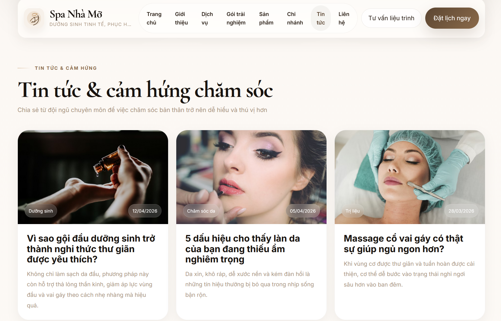 Spa Nhà Mỡ Ritual Care