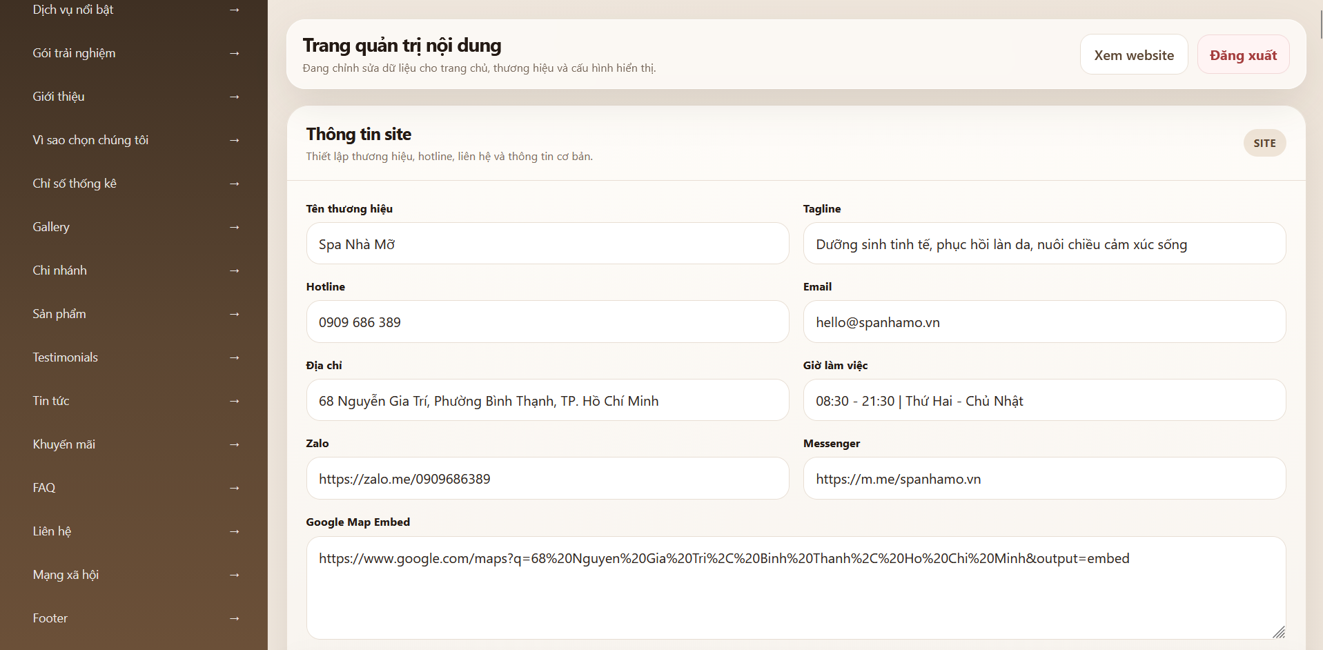 Spa Nhà Mỡ Ritual Care