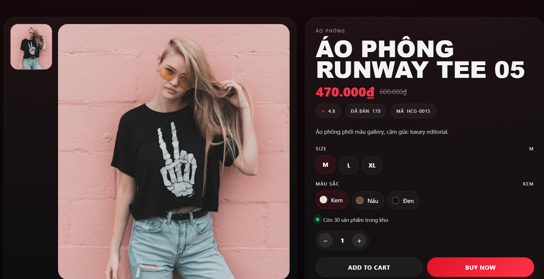 Website Thời Trang Nam V1