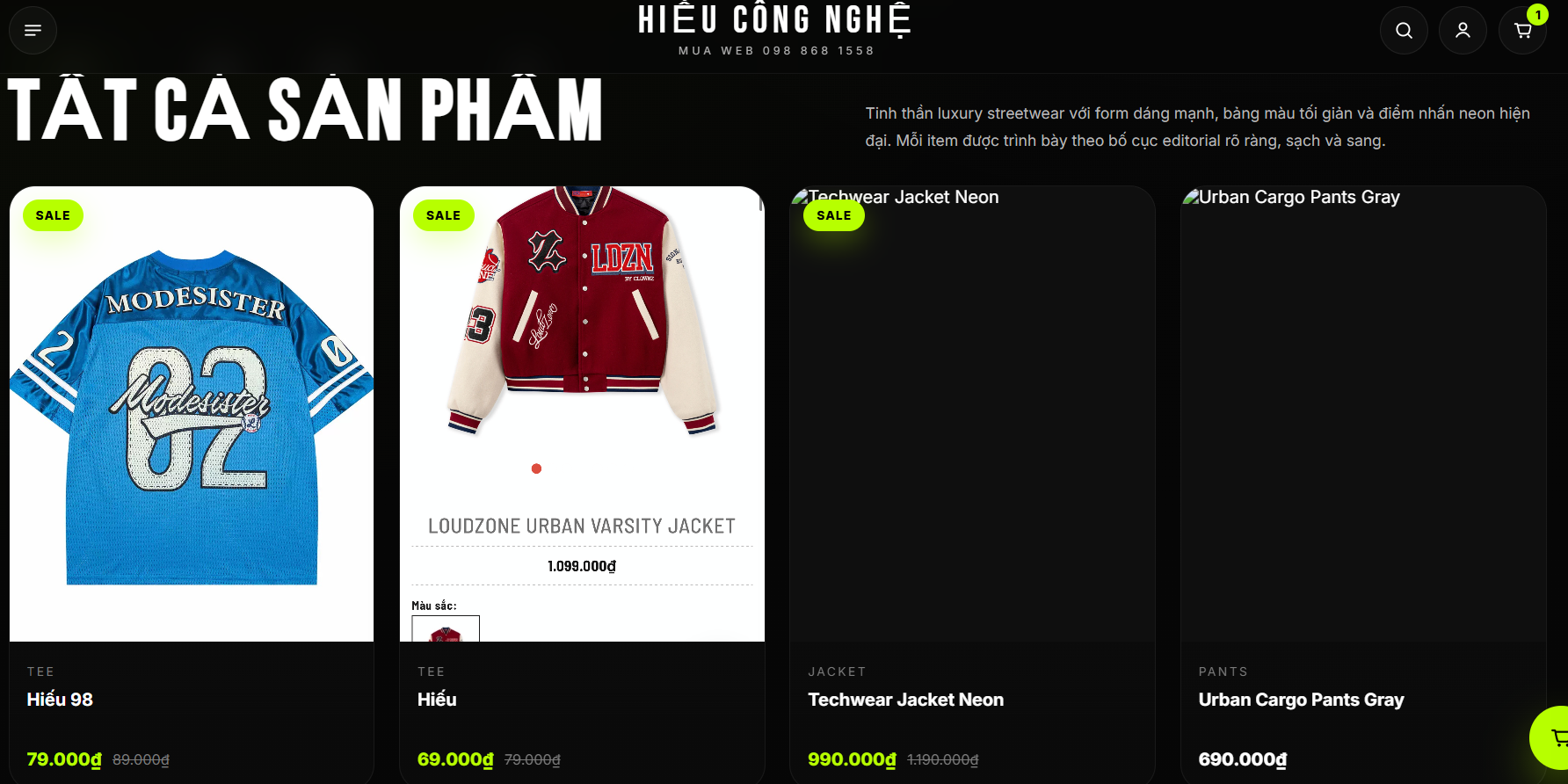 Website Thời Trang  V2