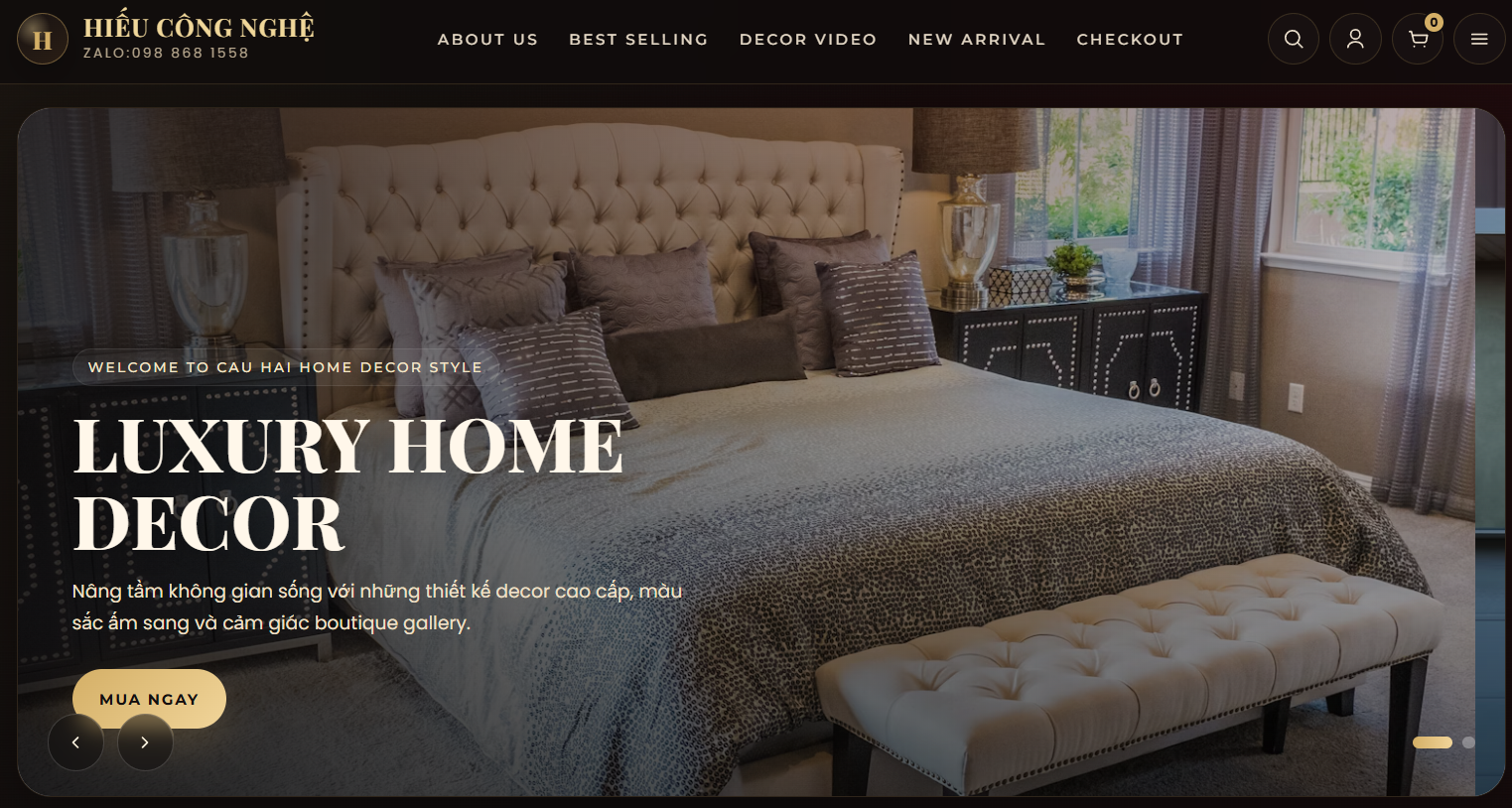 Website Nội Thất Decor V3