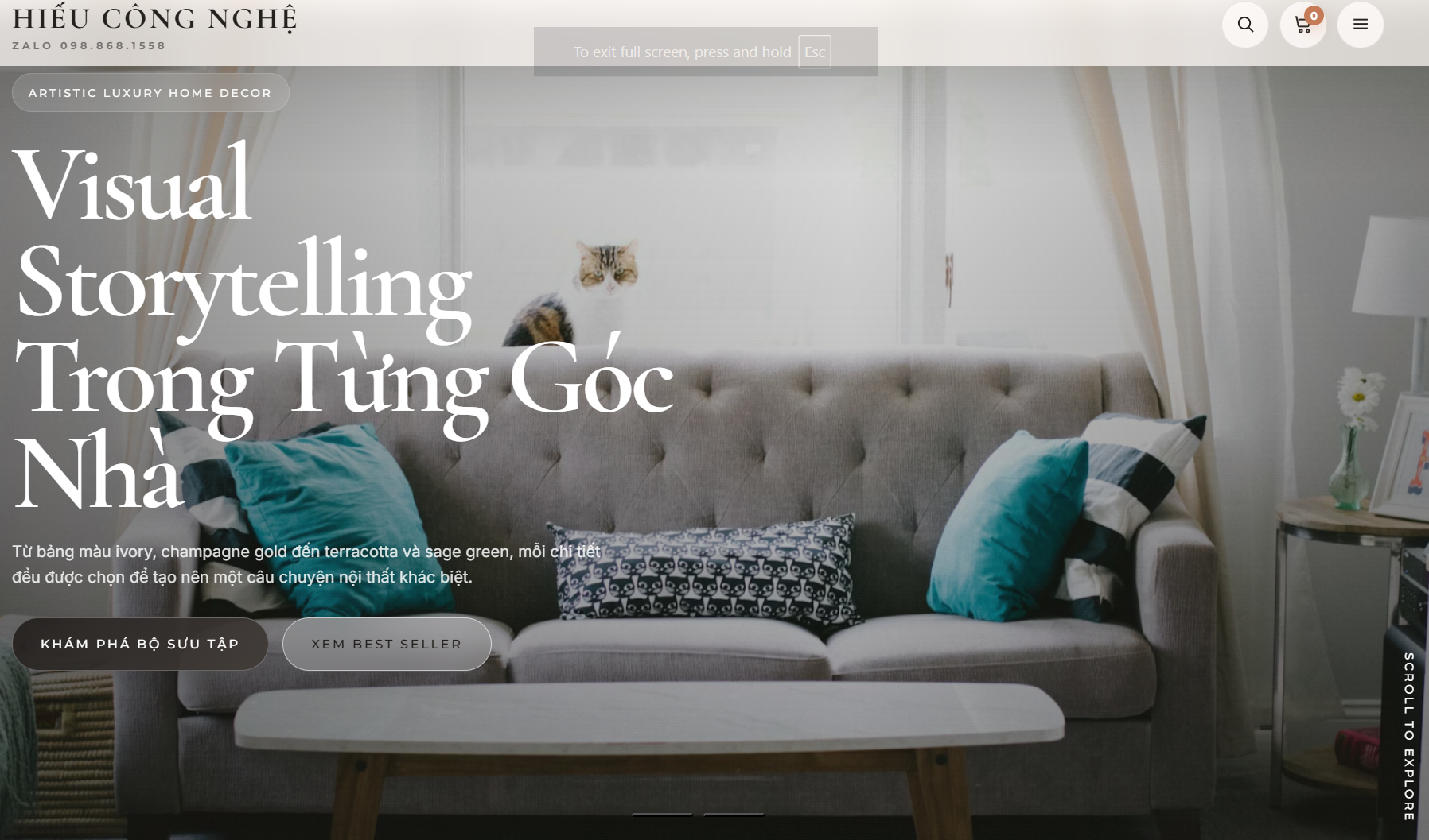 Website Nội Thất Decor V4