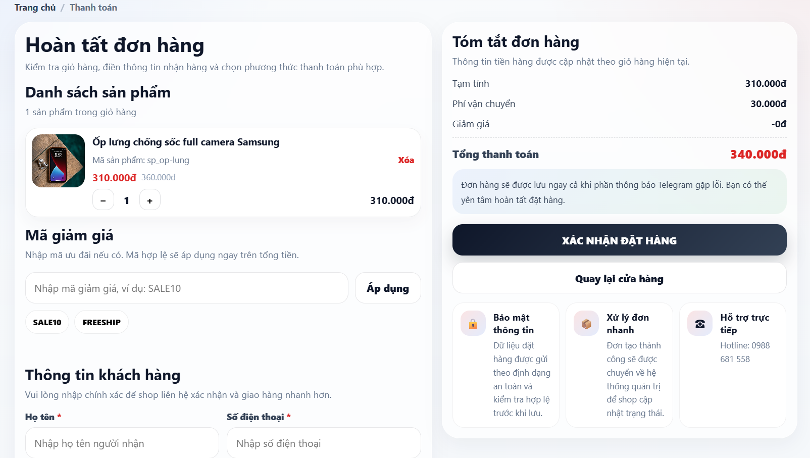 Website Phụ Kiện Công Nghệ V2