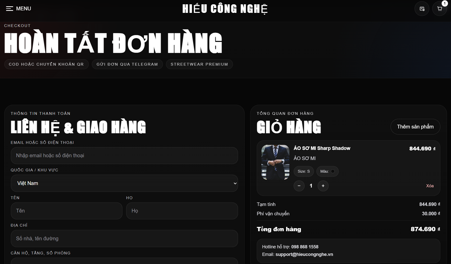 Website Thời Trang V5