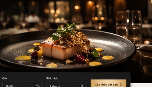 Món ăn fine dining Alora